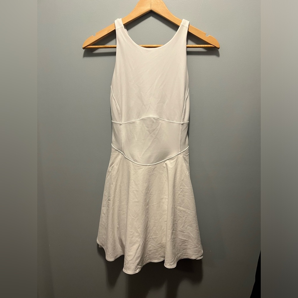 Lululemon white court crush tennis dress, size 6